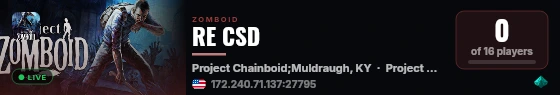 RE CSD live status badge