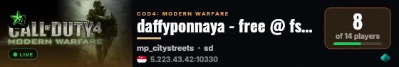 daffyponnaya - free @ fshost.me live status badge