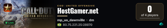 HostGamer.net live status badge