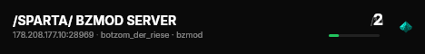 /SPARTA/ BZMOD SERVER live status badge