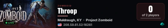 Throop live status badge