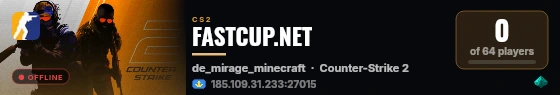 FASTCUP.NET live status badge