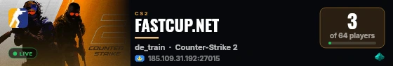 FASTCUP.NET live status badge