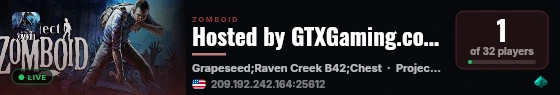 Hosted by GTXGaming.co.uk live status badge