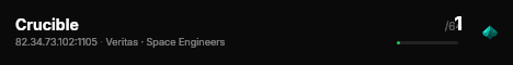 Crucible live status badge