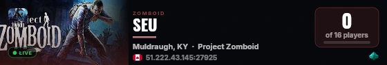 SEU live status badge
