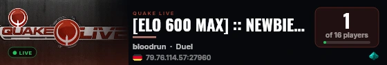 [ELO 600 MAX] :: NEWBIE PRACTICE SPACE :: BEGINNERS ONLY live status badge