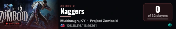 Naggers live status badge