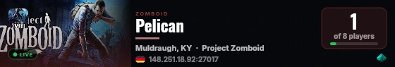 Pelican live status badge
