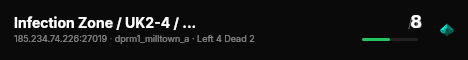 Infection Zone / UK2-4 / ZoneMod v2.9.1b live status badge