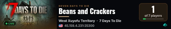 Beans and Crackers live status badge