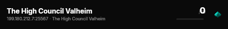 The High Council Valheim live status badge