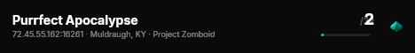 Purrfect Apocalypse live status badge