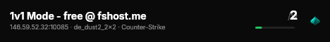 1v1 Mode - free @ fshost.me live status badge