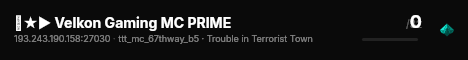 🌟★▶ Velkon Gaming MC PRIME live status badge