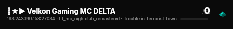 🌟★▶ Velkon Gaming MC DELTA live status badge
