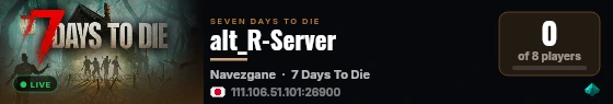 alt_R-Server live status badge