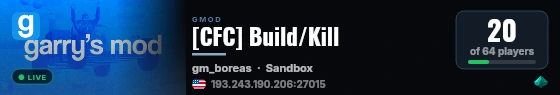 [CFC] Build/Kill live status badge