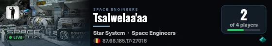 Tsalwelaa'aa live status badge