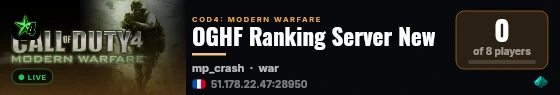 OGHF Ranking Server New live status badge
