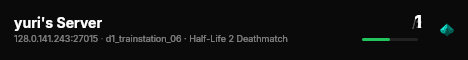 yuri's Server live status badge