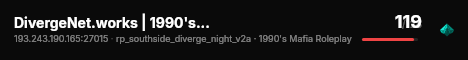 DivergeNet.works | 1990's Mafia Roleplay | MAP UPDATE live status badge