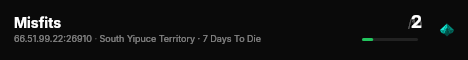 Misfits live status badge