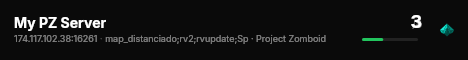 My PZ Server live status badge