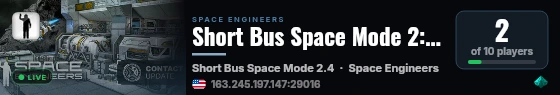 Short Bus Space Mode 2: Electric Boogaloo live status badge