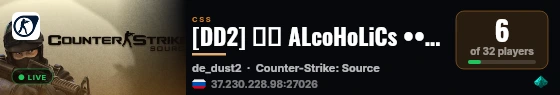 [DD2] ≡► ALсoHoLiCs •• PoZiTiVE [24/7] ◄╝ live status badge