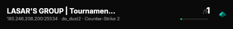 LASAR'S GROUP | Tournament Server live status badge