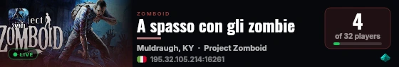 A spasso con gli zombie live status badge