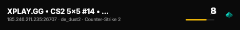 XPLAY.GG • CS2 5x5 #14 • [FR] live status badge