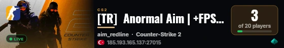 [TR]  Anormal Aim | +FPS !hide | Ust Yetkili Alim - prooyun.net live status badge