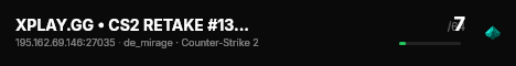 XPLAY.GG • CS2 RETAKE #139 • [TR] live status badge