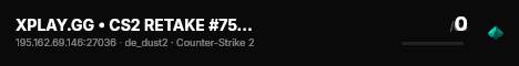 XPLAY.GG • CS2 RETAKE #75 • [TR] live status badge