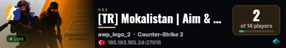 [TR] Mokalistan | Aim & AWP Fun | #YetkiliAlım - prooyun.net live status badge