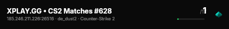 XPLAY.GG • CS2 Matches #628 live status badge