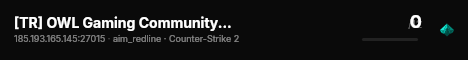 [TR] OWL Gaming Community | AIM | !ws !kf !top10 live status badge