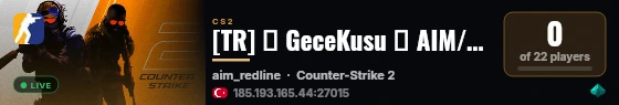 [TR] 👑 GeceKusu ★ AIM/PRO ★ discord.gg/gecekusu ★ live status badge