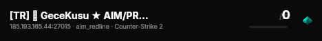 [TR] 👑 GeceKusu ★ AIM/PRO ★ discord.gg/gecekusu ★ live status badge