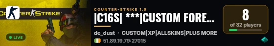 |C16S| ***|CUSTOM FOREVER|*** live status badge