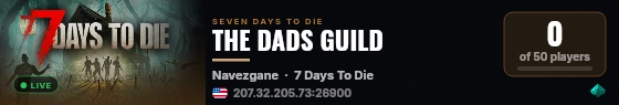 THE DADS GUILD live status badge