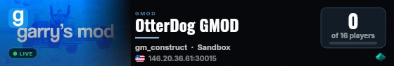 OtterDog GMOD live status badge