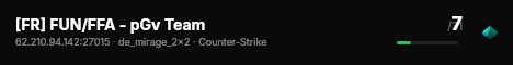 [FR] FUN/FFA - pGv Team live status badge