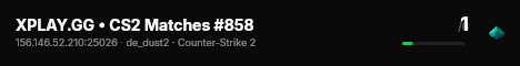 XPLAY.GG • CS2 Matches #858 live status badge