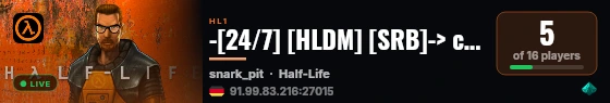 -[24/7] [HLDM] [SRB]-> cybertron.rs live status badge