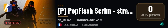 [P] PopFlash Scrim - strasbourg - 12 live status badge