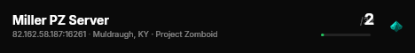 Miller PZ Server live status badge