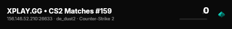 XPLAY.GG • CS2 Matches #159 live status badge